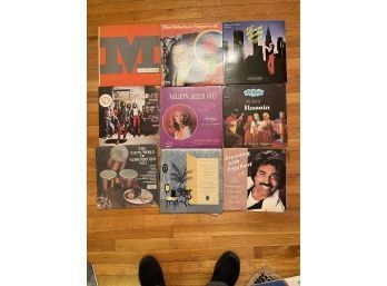 VINTAGE MIX OF LATIN, RUSSIAN, AND AMERICAN MUSIC VINYL RECORDS LOT #3