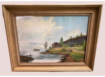 SIGNED OIL ON CANVAS BY HENRY NESS