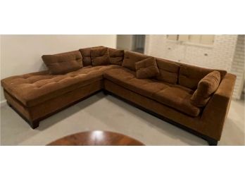 2 PC SECTIONAL FROM ABC CARPET AND HOME