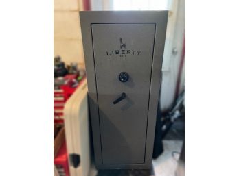 LIBERTY FIREPROOF SAFE WITH SARGENT AND GREENLEAF KEY/COMBINATION