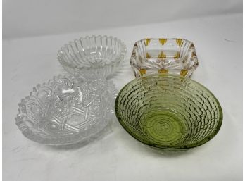 Crystal/Glass Bowl Set