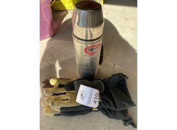 Gloves And Thermos