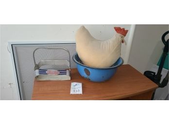 Chicken Basket And Pepsi-Cola Holder