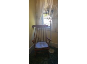 Rocking Chair And Lamp