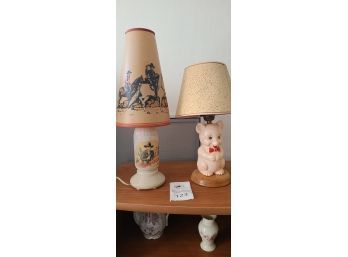 Hopalong Cassidy Antique Lamp