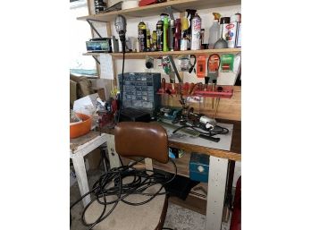 Shop Table, Clamp, And More