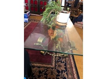 Glass And Iron Coffee Table And More