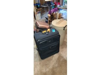 Luggage & Trash Can