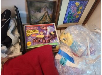 300 Piece Vintage Frontier Building Set, Baby Bjorn And Kids Blankets And Linens