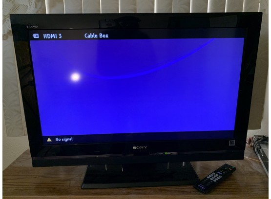 Sony 32' TV Model: KDL-32S5100