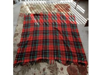 Red And Green Plaid Throw Blanket (#2)
