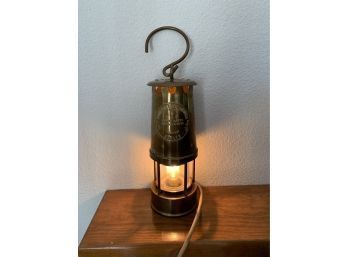 Retrofitted The Protector Lamp And Lighting Co Eccles M&Q Type 6 Brass Miners Lamp (#2)