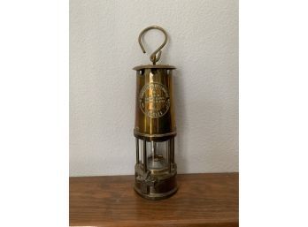 The Protector Lamp And Lighting Co Eccles M&Q Type 6 Brass Miners Lamp (#1)