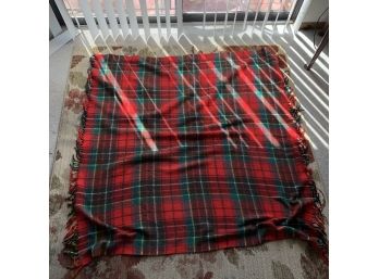 Red And Green Plaid Throw Blanket (#1)
