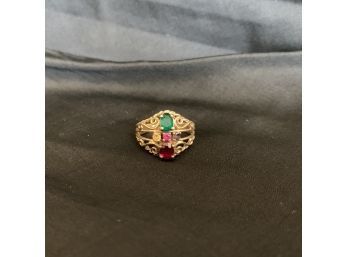 10k Gold Mothers Ring