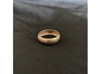 EG 14k Textured Band Ring
