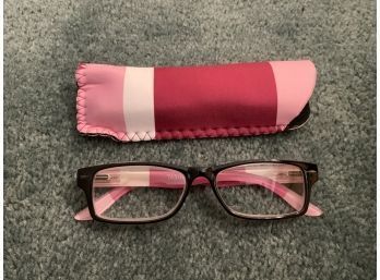 Tashion Pink And Black 3.50 Reading Glasses