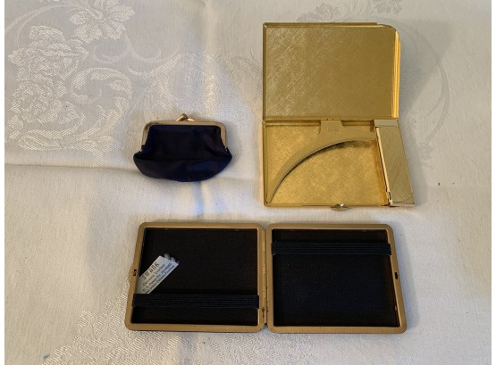 Coin Purse And Cigarette Cases, 1 With Lighter Included