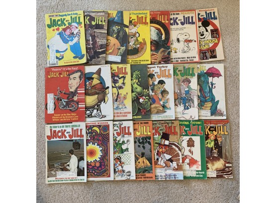 Jack And Jill Kids Magazines From 1974-1977