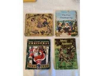 Childrens Books - Singing Around The Seasons, The First Thanksgiving, Night Before Christmas, Johnny Appleseed