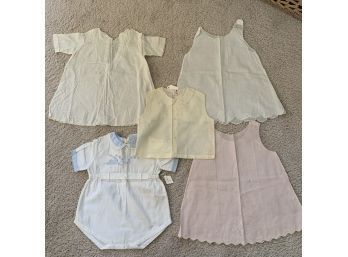 Vintage Baby Clothes - Romper And Pemaes