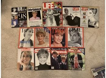 Princess Diana & Family Magazines - Newsweek, Life, Entertainment, Time