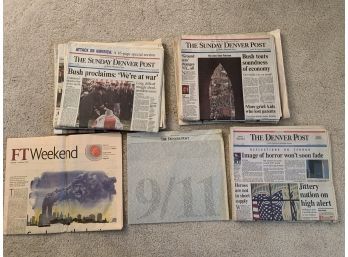 Newspapers Focusing On September 11th