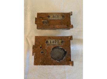 Antique Safety Deposit /PO Box Doors