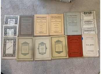 Antique Song / Music Books From 1878 To Early 1900s