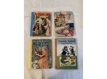 Books - The Magic Ring 1939, Once Upon A Time 1943, The Enchanted Fawn 1942, And Chatterly Squirrel 1950