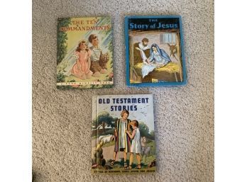 Vintage Childrens Biblical Books - 1935, 1939, 1943