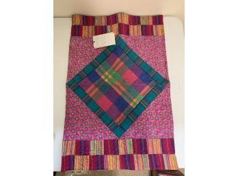 Brightly Colored Doll Quilt
