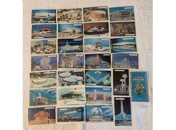 New York Worlds Fair Map And Building Info Cards