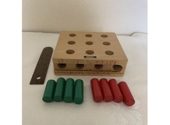Wooden Peg Game Made By Brio