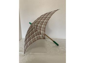 Small Plaid Parasol / Umbrella