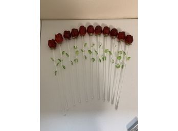 11 Glass Roses