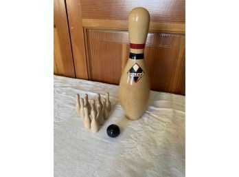 Vulcan Bowling Pin And Miniature Bowling Set