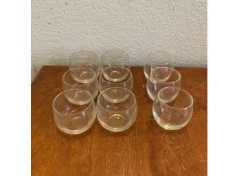 9 Small Roly Poly Glasses