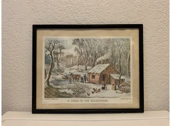 A Home In The Wilderness Published By Currier & Ives