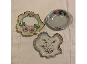 Hand Painted Trinket Dishes