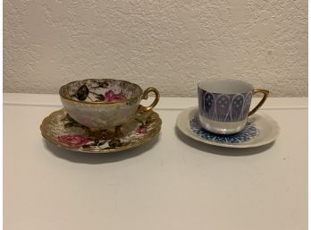 2 Teacups With Saucers
