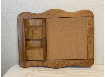 Wall Hanging Mail Organizer And Cork Board