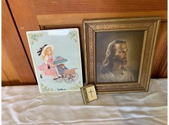 Teeny Tiny Bible, Kriebel & Bates Jesus Print, And Miss Petticoat VilboCard