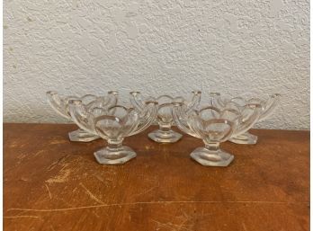 Small Glass Handled Cups / Dishes