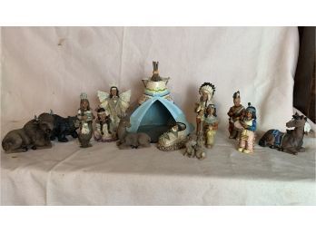 Native American Nativity Set