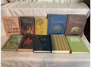 Vintage And Antique Books Including Billy Whiskers, The Spy, Etc...