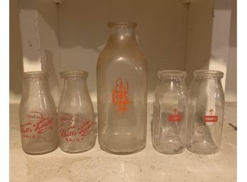 Glass Dairy Bottles