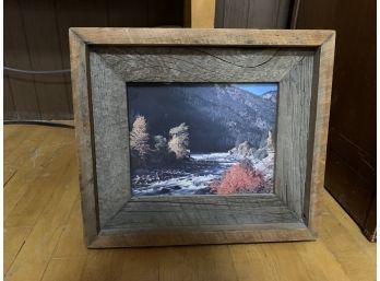 Small Wall Art, River In The Mountains
