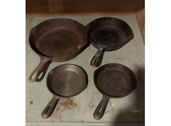 Cast Irons Skillets, Two Wagner Ware