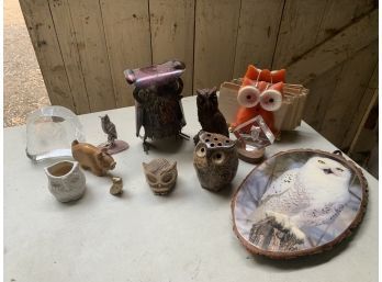 Owls And A Pig